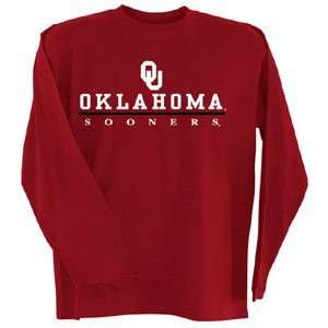  Oklahoma Embroidered Long Sleeve T Shirt (Team Color)   X 