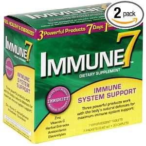 Immune 7 Dietary Supplement, Immune System Support, 7 effervescent 