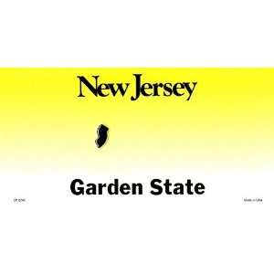 LP 2245 New Jersey State Background Blanks Flat  Automotive License 