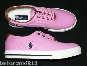 Youth Polo Ralph Lauren Vaughn shoes sneakers new girls 5 Pink  
