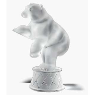   Crystal Polar Bear Figure Balou 14000 Lalique 14000