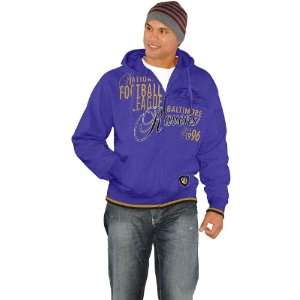  G III Baltimore Ravens Halftime Hooded Sweatshirt Small 