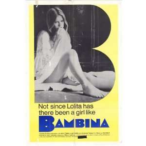  Bambina Movie Poster (27 x 40 Inches   69cm x 102cm) (1977 