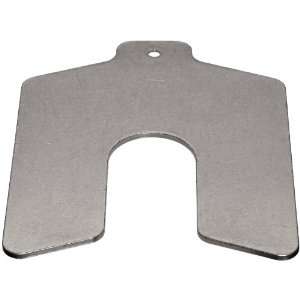  Stainless Steel Slotted Shim, 0.100 x 4 x 4 (Pack of 5 