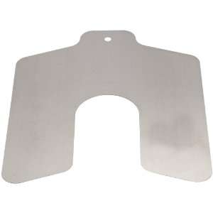 Stainless Steel Slotted Shim, 0.020 x 5 x 5 (Pack of 10):  