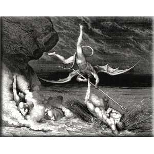   caught.¿ 16x13 Streched Canvas Art by Dore, Gustave