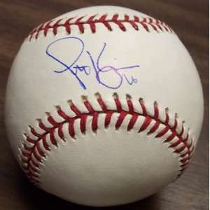 Scott Kazmir Autographed Baseball 