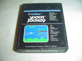 Space Jockey   ATARI 2600 game program 1982 vidtec U.S. 77745622903 