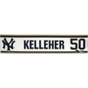  Mick Kelleher #50 2010 Yankees Post Season Game Used 
