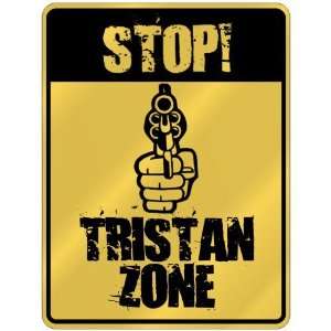    New  Stop  Tristan Zone  Parking Sign Name