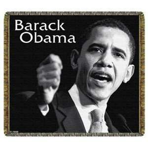  President Barack Obama Afghan Throw Blanket: Home 