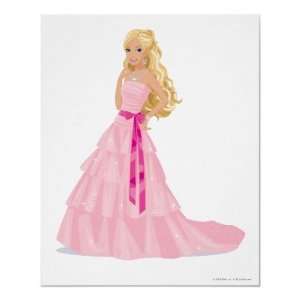  Barbie Pink Ball Dress Posters