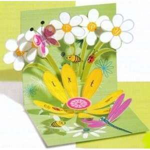  Greeting Card For Her   Daisy Birthday Pop Up