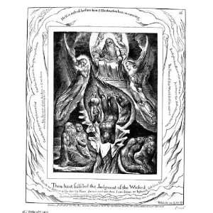   William Blake   24 x 30 inches   The fall of Satan 1