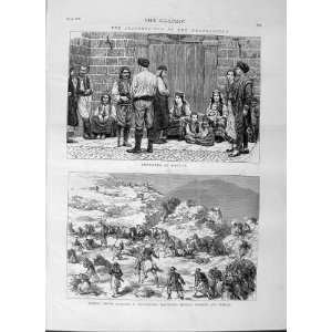   1875 HERZEGOVINA REFUGEES RAGUSA TURKISH ARMY TREBINJE