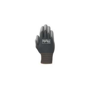  ANSELL 11 600 Glove,Palm Coated,Black/Gray,Size 6,Pr: Home 