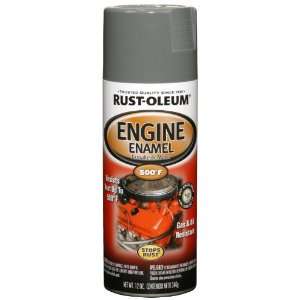   Automotive 12 Ounce 500 Degree Engine Enamel Spray Paint, Ford Gray