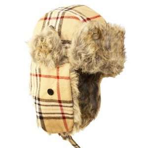   Fur Wool Trooper Trapper Bomber Pilot Aviator Ski Hat: Everything Else