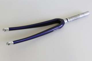 Trek Bontrager OCLV carbon fiber fork   1 1/8   violet/blue  
