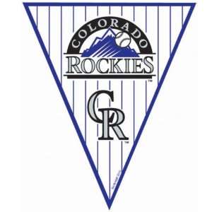   By Amscan Colorado Rockies Baseball Pennant Banner 