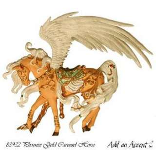 Phoenix Gold Nene Thomas Carousel Horses Ornament  