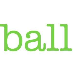  ball Giant Word Wall Sticker