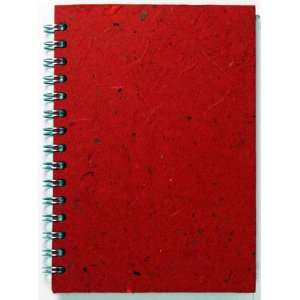 Pink Pig handmade ruby coloured covers 8.5 x 5.75 Sketchbook 100 Ilbs 