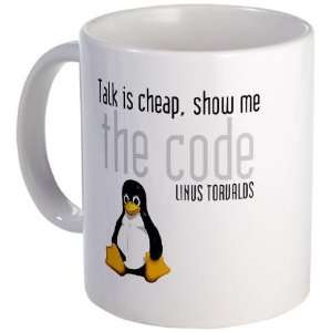  Talk is cheap, show me the code mug Geek Mug by  
