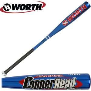  Worth CH10 Copperhead Youth Baseball Bat 30/20: Sports 