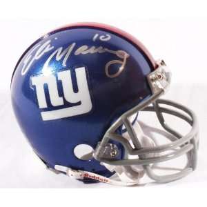  Eli Manning Signed Giants Mini Helmet   GAI   Autographed 