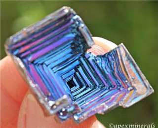 Bismuth Rare Lab Grown In NORTH CAROLINA Geometric Hopper XLS Rainbow 