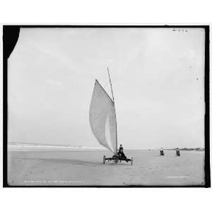  Sailing on the beach,Ormond,Fla.