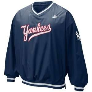   Nike New York Yankees Navy Blue Beanball Windshirt: Sports & Outdoors