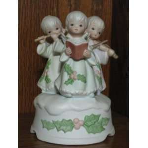   The Christopher Collection Lefton Carolers Music Box 