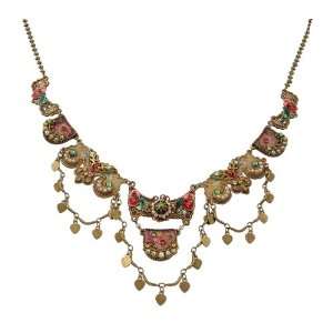  Vintage Michal Negrin Necklace with Unique Formatted Metal 