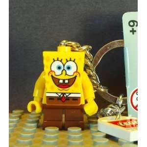  Spongebob Squarepants   LEGO 2 Figure Keychain  CHAIN 