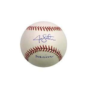 Boston Red Sox Jon Lester Autograph Survivor Ball  