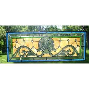    Cinderella Transom Stained Glass Window Panel