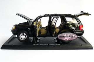   JEEP Cherokee 1:18 Alloy Diecast Model Car With Box Black B508  
