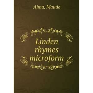  Linden rhymes microform Maude Alma Books