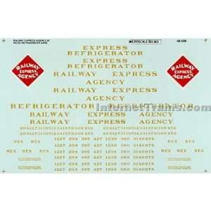   Reefers Decal Set   Railway Express Agency 1929 60 Toys & Games