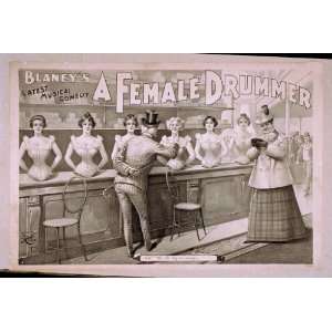   Blaneys latest musical comedy, A female drummer 1898