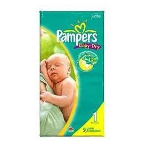  Pampers Baby Dry Diapers Size 1 2X50 Baby