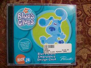 Blues Clues Embroidery Card for Deco Brother Baby Lock  