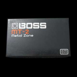 Boss MT 2 Metal Zone Guitar Effect Pedal NEW 0761294020937  