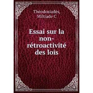   © des lois Miltiade C ThÃ©odosiadÃ¨s  Books