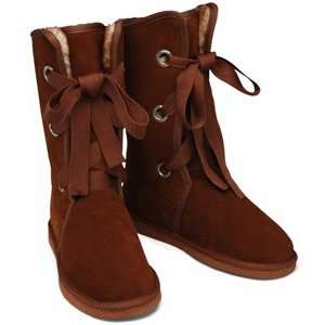    Tuso Chestnut Suede Boots   Size 10 * Shoes Womens