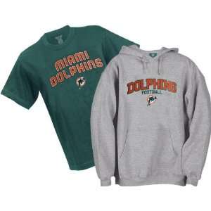   Belly Banded Hooded Sweatshirt and T Shirt Combo Pack Sports