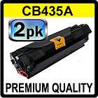 2pk CB435A 35A Toner Fits HP Laserjet P1005 P1006 Monochrome Printer