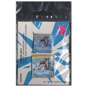 2012 Olympic Canoe Slalom Stamp and Pin Pack
